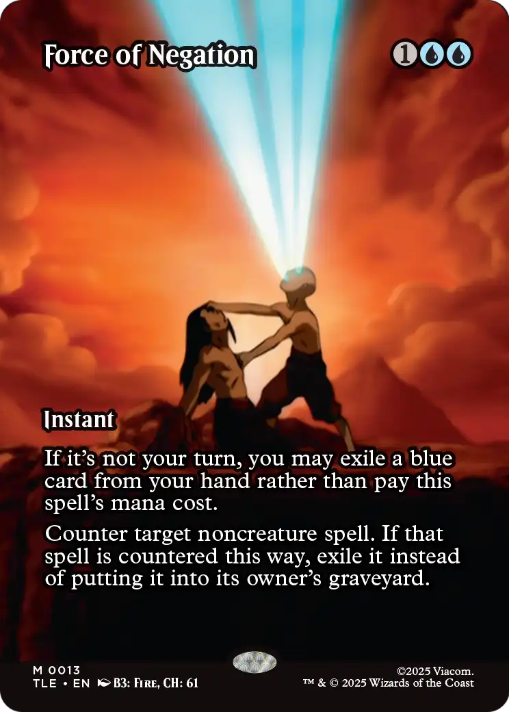 Force of Negation (Borderless) - Avatar: The Last Airbender: Eternal-Legal (TLE)