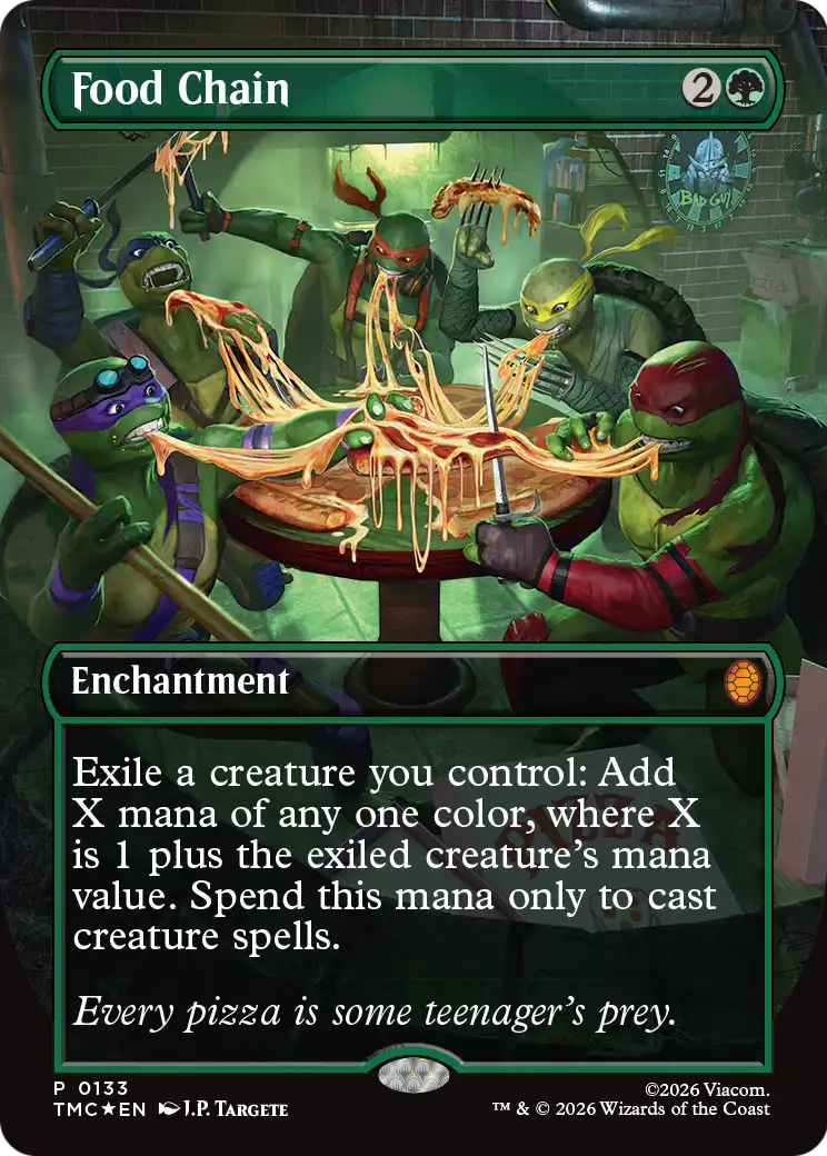 Food Chain (Borderless) - Commander: Teenage Mutant Ninja Turtles (TMC)