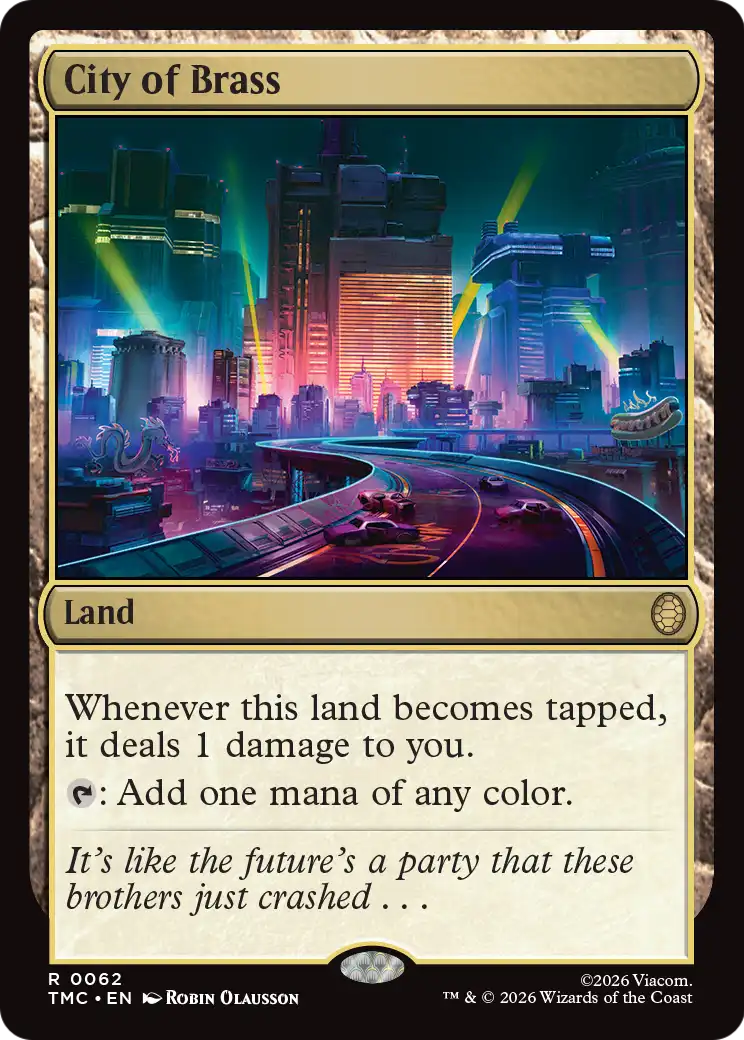 City of Brass - Commander: Teenage Mutant Ninja Turtles (TMC)