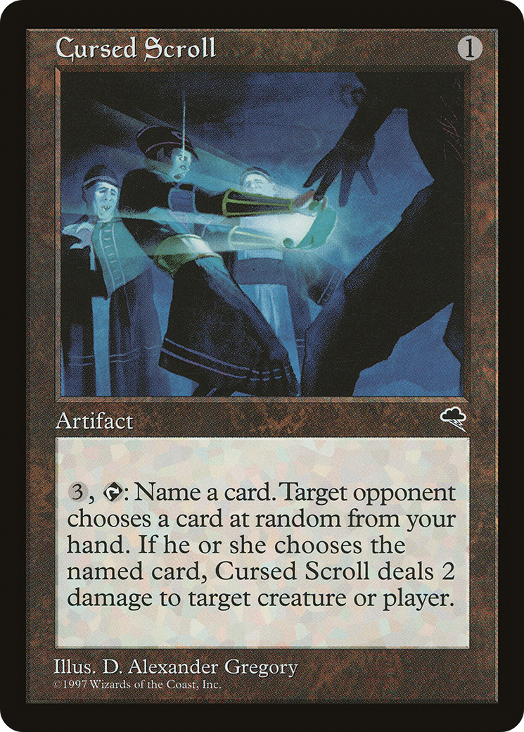 Cursed Scroll - Tempest (TMP)