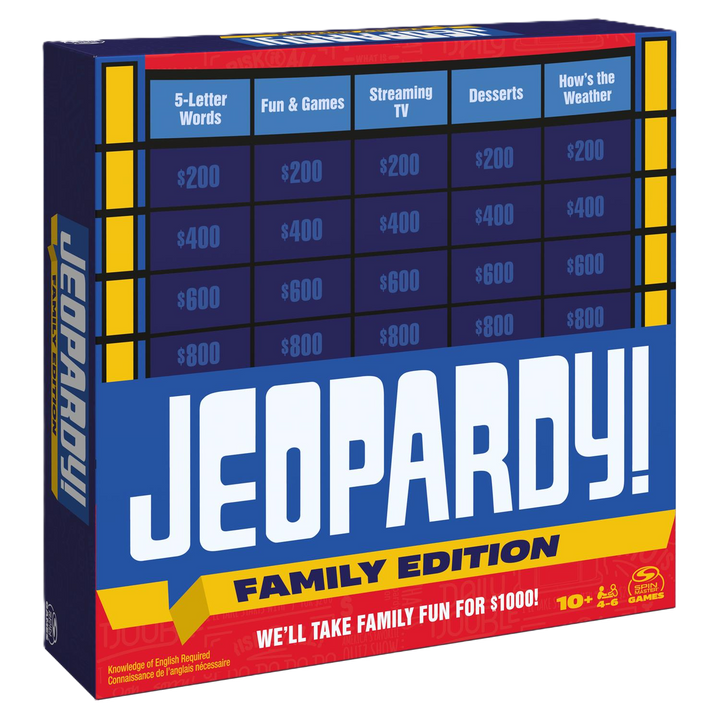 Jeopardy! Family Edition Board Game