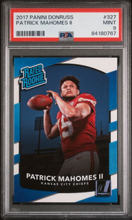 2017 Panini Donruss - Patrick Mahomes II 327  - PSA 9