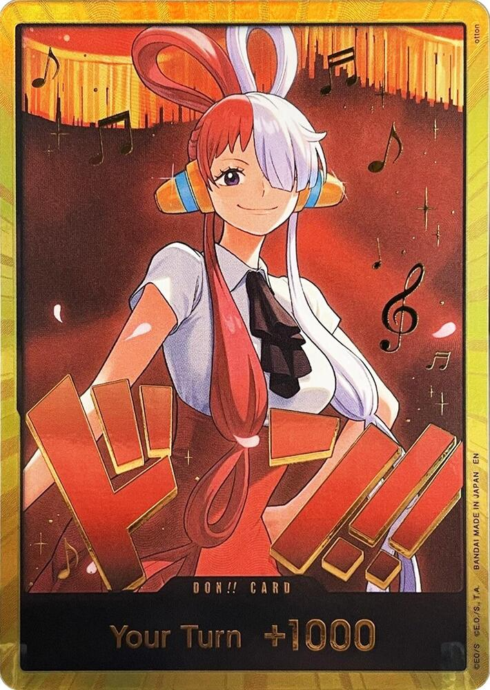 DON!! Card (Uta) (Gold) - Extra Booster: One Piece Heroines Edition (EB-03)