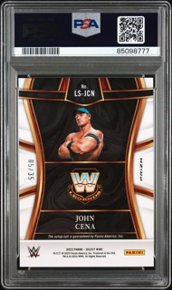 2023 Panini Prizm WWE - John Cena LS-JCN - Purple Legendary Signature /35 - PSA 9 Auto 9