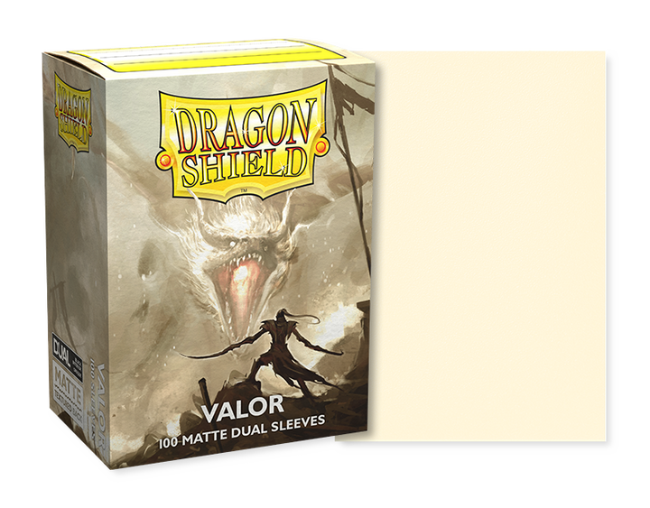 Dragon Shield Sleeves: Valor Standard Dual Matte (Box Of 100)