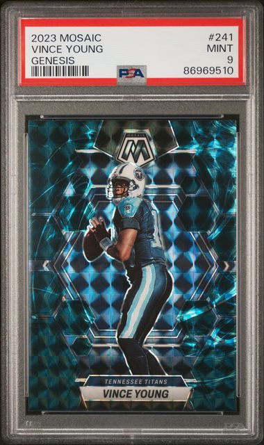 2023 Panini Mosaic - Vince Young 241 - Genesis  - PSA 9