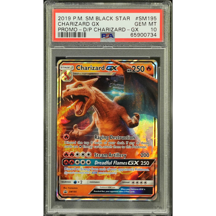 Charizard GX SM195 Detective Pikachu Promo - 2019 Pokemon - PSA 10