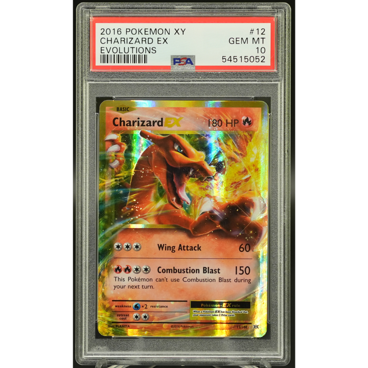 Charizard EX 12/108 Evolutions XY - 2016 Pokemon - PSA 10