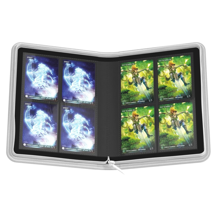 Zipfolio 320 8-Pocket Xenoskin - White