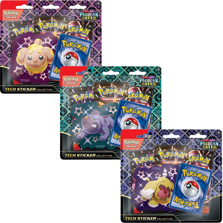 Scarlet & Violet - Paldean Fates Tech Sticker Collection