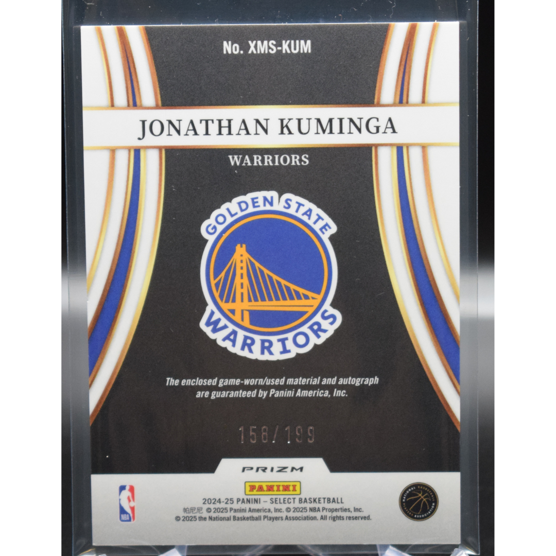 2024 Panini Select Basketball - Jonathan Kuminga XMS-KUM - Select Mem /199