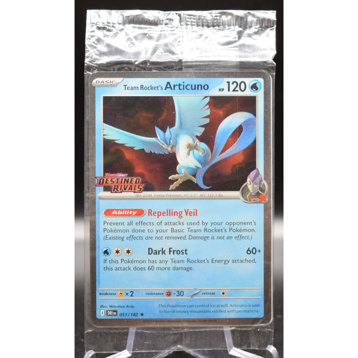 Team Rocket's Articuno (Destined Rivals Stamp) - Miscellaneous Cards & Products (MCAP) - Sealed