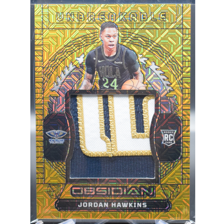 2023 Panini Obsidian Basketball - Jordan HawkinsUM-HAV - Unbreakable Mem /10