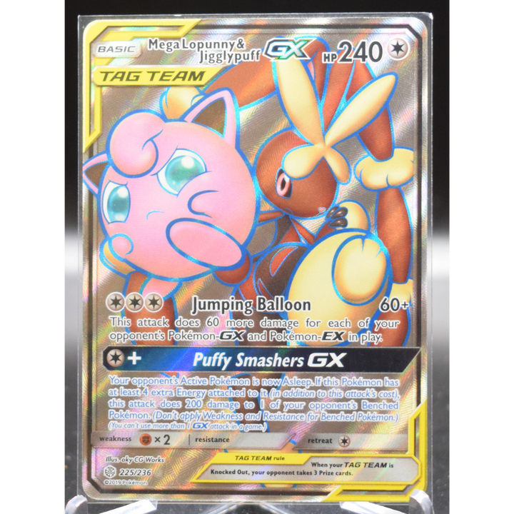 Mega Lopunny & Jigglypuff GX (Full Art) - SM - Cosmic Eclipse (SM12)