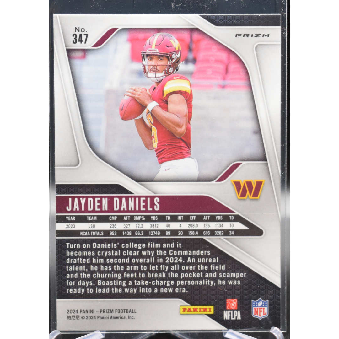 2024 Panini Prizm Football - Jayden Daniels 347 - Green