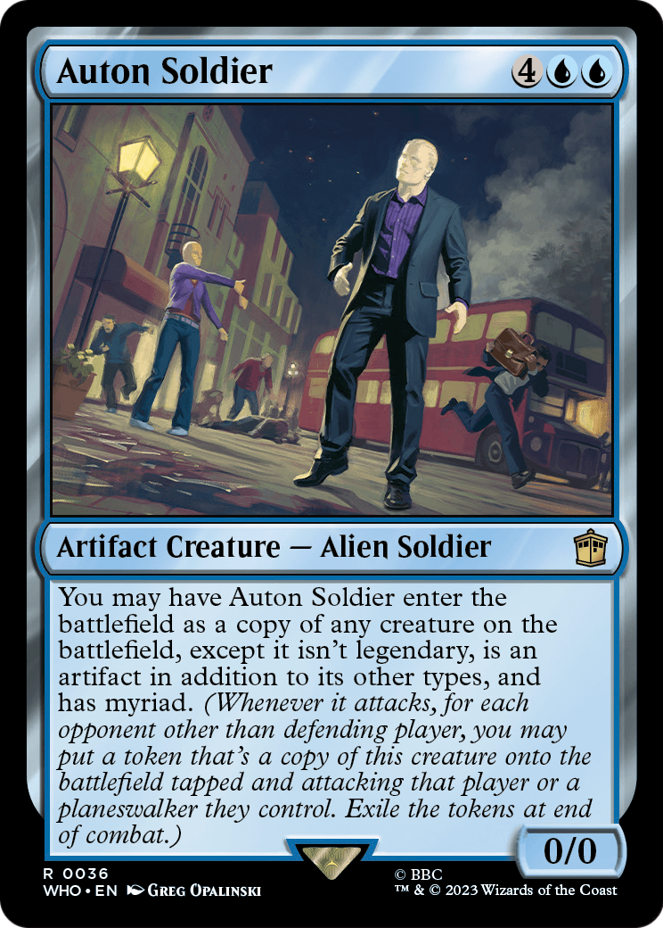 Auton Soldier - Universes Beyond: Doctor Who (WHO)