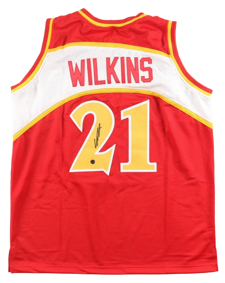 Dominique Wilkins Signed Autographed Custom Jersey (AWM)