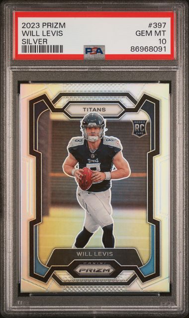 2023 Panini Prizm - Will Levis 397 - Silver - PSA 10