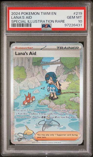 Lana's Aid - Twilight Masquerade - 219/167 - 2024 Pokemon - PSA 10