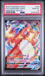 Charizard Vmax 020/189 Darkness Ablaze - 2020 Pokemon - PSA 10